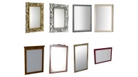 Wooden frame mirrors
